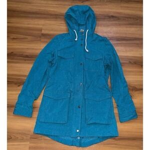 Womens Duluth Trading Co.‎ Mist Master Utility Drawstring Quarter Trench Jacket